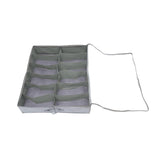 Schoenen Opbergtas Onderbed - 2 stuks - Grijs - 16 paar Schoenen - Schoenen Organizer