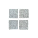 Onderzetters - Beige met Eland - 4 stuks - Vilt - Dubbelzijdig - Tafelbeschermer - Onderzetters voor Glazen