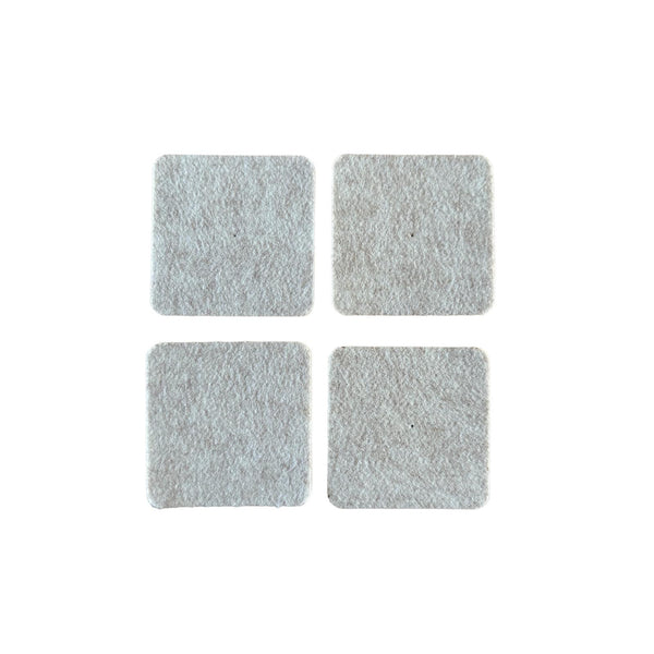 Onderzetters - Beige met Eland - 4 stuks - Vilt - Dubbelzijdig - Tafelbeschermer - Onderzetters voor Glazen