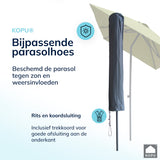 Kopu® Leon Parasol Hoogteverstelbaar 150x250cm met Hoes - Olijfgroen