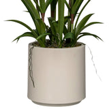 Kopu® Kunstbloem Orchidee Oncidium 98cm in pot - Wit