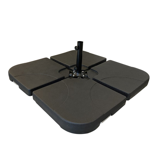 Verzwaringsset Parasolvoet voor Zweefparasols - Vulbaar tot 80 KG