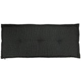 Kopu® Manchester Black - Hoogwaardig  Bankkussen 180x50 cm - Zwart