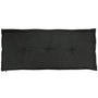 Kopu® Manchester Black - Hoogwaardig  Bankkussen 150x50 cm - Zwart