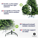 Kerstboom Excellent Trees® Hallvik 150 cm - PE+PVC uitvoering ⌀95cm - ↕150cm
