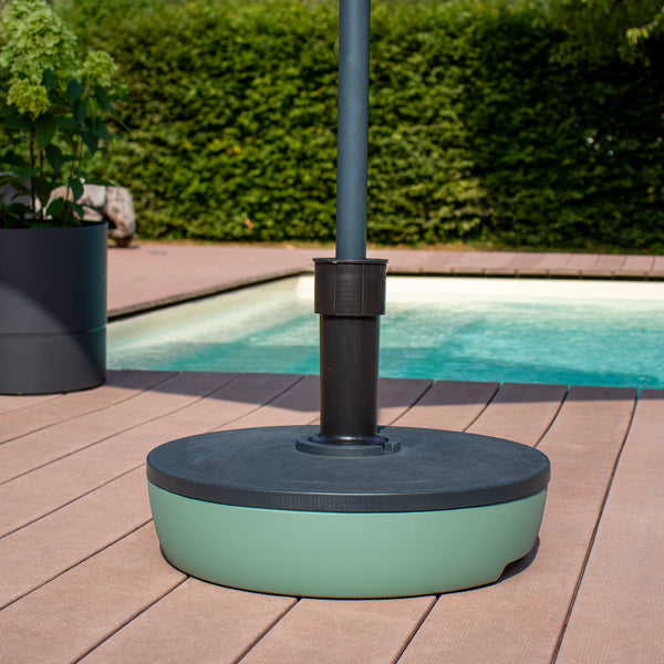 Vulbare Parasolvoet Eco Concept - Vulbaar tot 32 kg - Groen