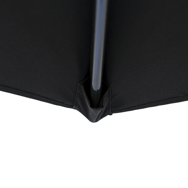 Kopu® Calma Parasolset Rond 300 cm met Hoes - Zwart