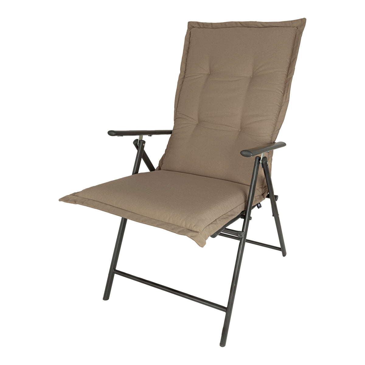 Kopu® Prisma Taupe 2 stuks Comfortabele Tuinkussen Hoge Rug - Taupe