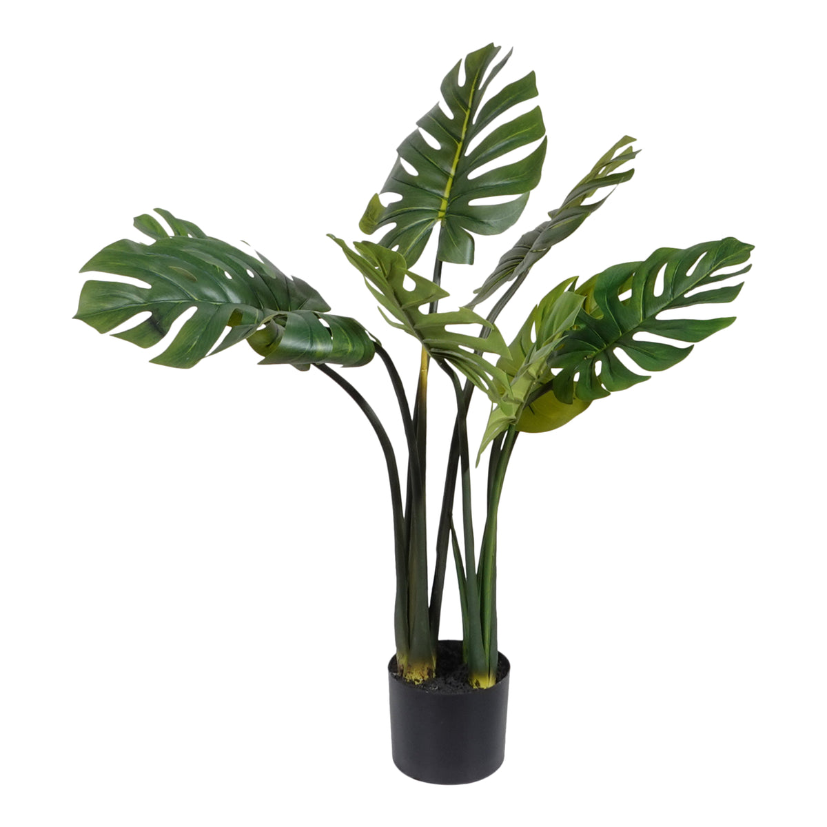 Kopu® Kunstplant Split Philodendron 90 cm - 8 bladeren - Nepplant