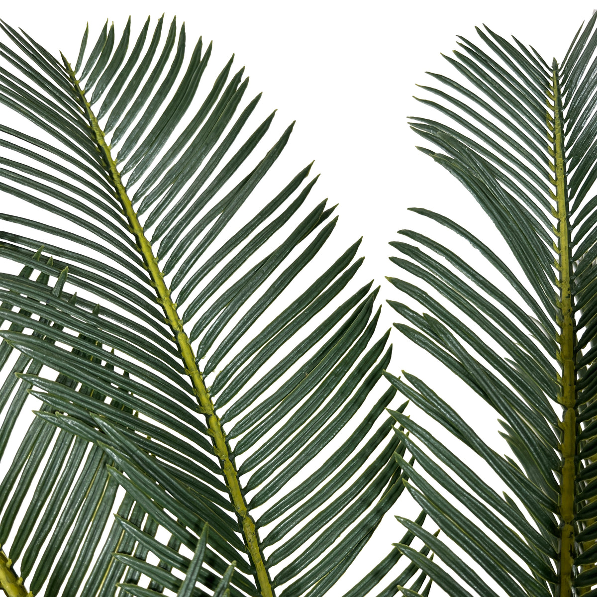 Kopu® Kunstplant Cycaspalm 60 cm in zwarte pot - 18 varens - Nepplant
