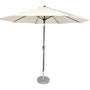 Kopu® Calma Natural - Stevige Ronde Aluminium Parasol doorsnede 300cm