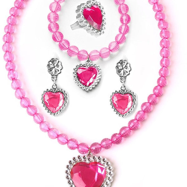 Luxe Barbie Prinsessenjurk Metallic Roze