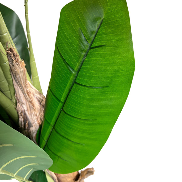 Kopu Kunstplant Bananenplant 150 cm met 21 Bladeren - Nepplant