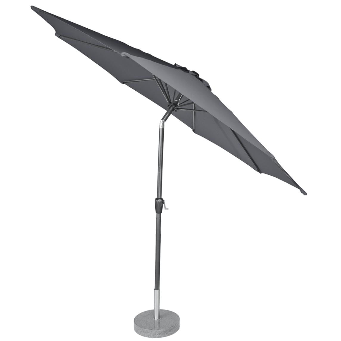 Kopu® Calma Parasol Rond 300 cm met Windvanger - Grijs