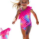 Mermaid Badpak Roze Meisjes