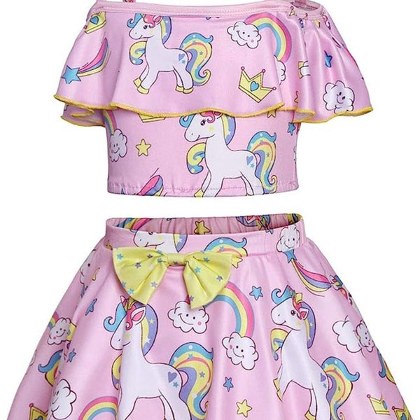 Unicorn Bikini Roze Meisjes