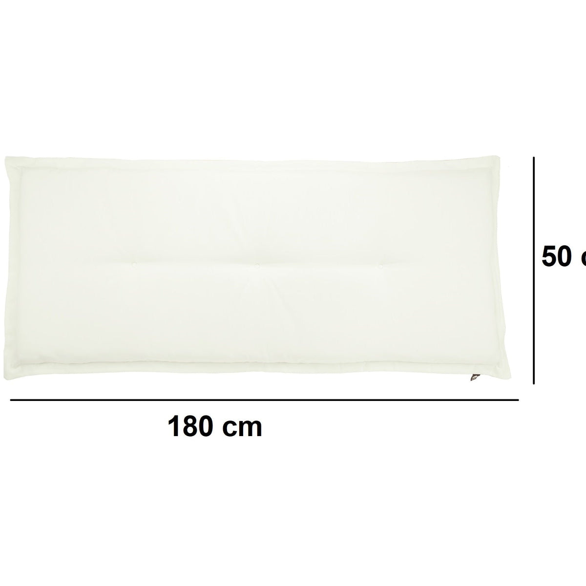 Kopu® Manchester Grey - Hoogwaardig  Bankkussen 180x50 cm - Grijs