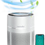 Samako Airflow - Luchtreiniger - Hepa 13 pro filter - Hooikoorts, huisdier allergieën, huisstofmijt - Luchtkwaliteitsindicator - Air purifier- Nederlandse app - Slaapstand