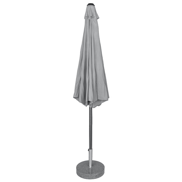 Kopu® Calma Parasolset Rond 300 cm met Voet - Lichtgrijs