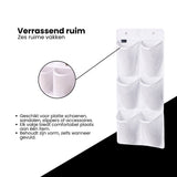 Schoenenkast Hangend - Schoenenzak 6 vakken - Opbergen van Schoenen aan Deur - Schoenenzak Wit - Oplossing voor rondslingerende schoenen - Hoogwaardige Schoenenkast