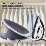 Carewat Stoomstrijkijzer met Stoomgenerator - Wit - 2200W - 1.5L Uitneembare Watertank - 100 g-min Stoomproductie - Keramische Zoolplaat - 3.0 Bar Stoomdruk - Anti-Oververhitting - Geschikt voor alle stoffen