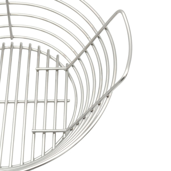 Kolenmand - Met Uitneembare Divider - Geschikt voor 21, 22, 23 en 24 Inch - RVS - Kamado Accessoires - BBQ Accessoires