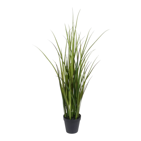 Kopu® Kunstplant Grasplant 90 cm - in zwarte pot - Nepplant