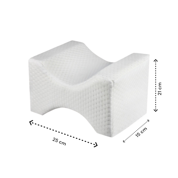 Kniekussen voor in Bed - Wit - Orthopedisch Kniekussen - Beenkussen - Zijslaapkussen - Zijslaap Kussen Voor In Bed - Heupklachten (Copy)
