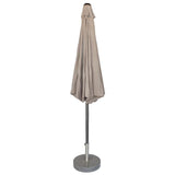 Kopu® Ronde stok-Parasol 300 cm Calma met Beschermhoes - Taupe