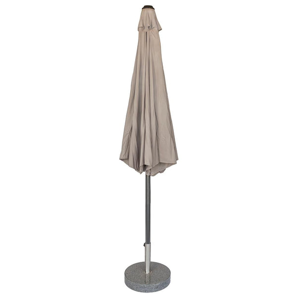 Kopu® Ronde stok-Parasol 300 cm Calma met Beschermhoes - Taupe