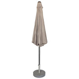Kopu® ronde stokparasol 300 cm Calma met hoes en voet - Taupe