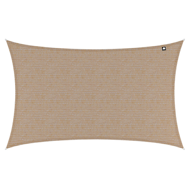 Kopu® Schaduwdoek Rechthoek 280 gram Waterdoorlatend 2x3 m - Beach