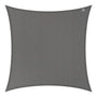 Kopu® Schaduwdoek Vierkant  4x4 m - 280 gram Waterdoorlatend - Grijs
