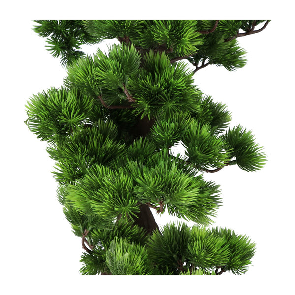 Kopu® Kunstplant Bonsai 65 cm Pijnboom met zwarte Pot - Bonsai boompje