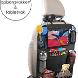 Flokoo Autostoel Organizer Voor Kinderen - Opbergsysteem Auto - Zwart