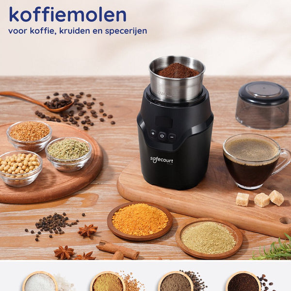 Koffiemolen - Elektrische Koffiebonen Maler - Specerijen & Koffiebonen - BPA-vrij - Safecourt Kitchen