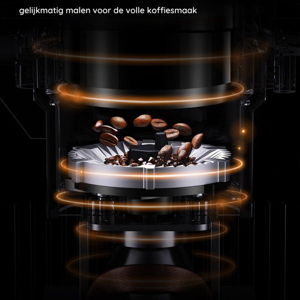 Safecourt Kitchen Koffiemolen Deluxe - Elektrische koffiemolen - Koffiebonen maler - Zwart