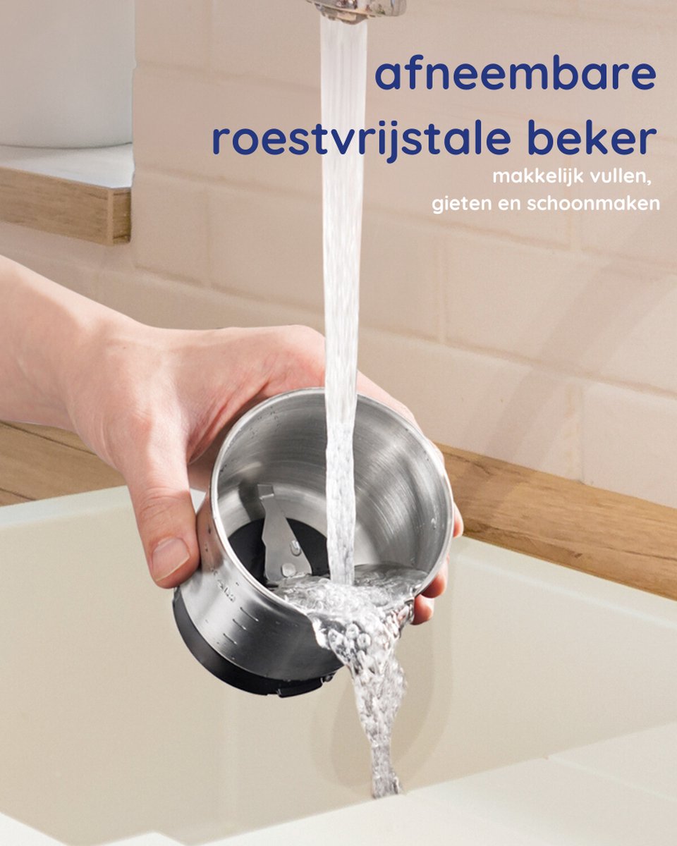 Koffiemolen - Elektrische Koffiebonen Maler - Specerijen & Koffiebonen - BPA-vrij - Safecourt Kitchen