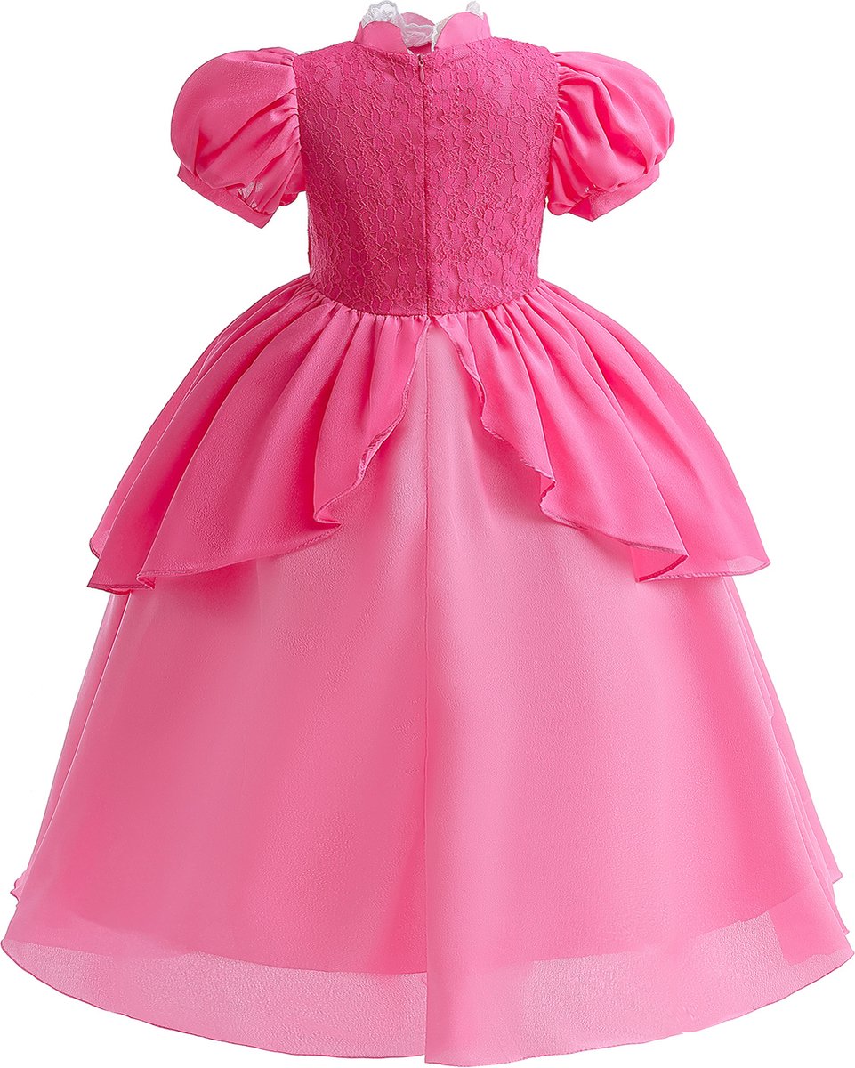 Princess Peach verkleed jurk voor kinderen