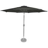 Kopu® Calma Parasolset Rond 300 cm met Hoes en Voet - Antraciet