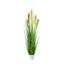 Kopu® Kunstplant Pampusgras 110 cm - 5 pluimen - in witte pot
