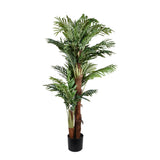 Kopu® Kunstplant Arecapalm 160 cm 3 Stammen - zwarte pot - Nepplant