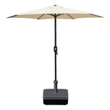 Kopu® Parasolvoet Vulbaar tot 45 kg voor Parasols 21-54 mm Antraciet