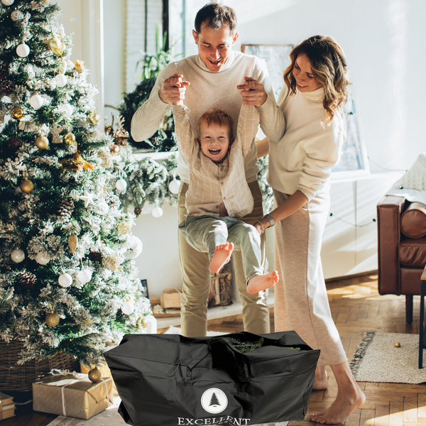 Excellent Trees® Kerstboom Opbergtas - Kerstboomtas tot 160cm bomen - tas kerstboom