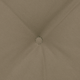 Kopu® Prisma Taupe - Comfortabel Tuinkussen met Hoge Rug - Taupe
