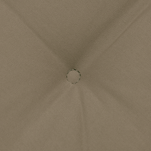 Kopu® Prisma Taupe - Comfortabel Tuinkussen met Hoge Rug - Taupe
