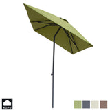 Kopu® Leon Parasol Hoogteverstelbaar 150x250cm met Hoes - Olijfgroen