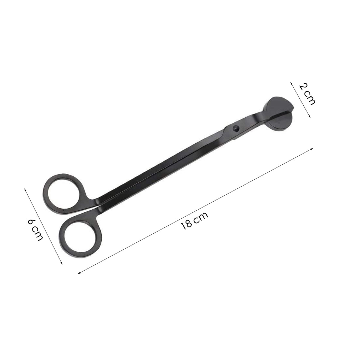 Kaarsenknipper voor de kaarsen - Lontenknipper - Wick trimmer - 18 x 6 x 2 cm
