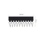 Cap Rack - Zwart - Petten Organizer - Petten Opbergsysteem - Petten Houder - Hat Holder