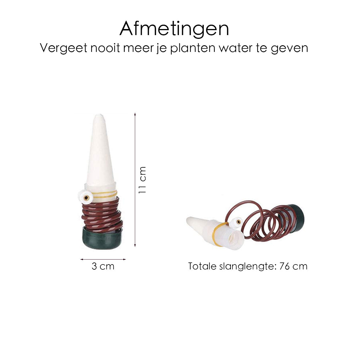 Waterdruppelaar - Druppelsysteem - 76 cm - 10 Stuks